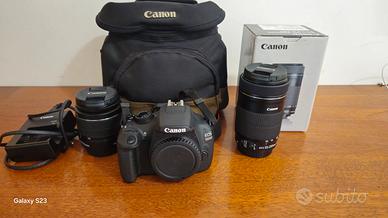 Kit Reflex Canon EOS 1200D + 18-55mm +
Teleobietti