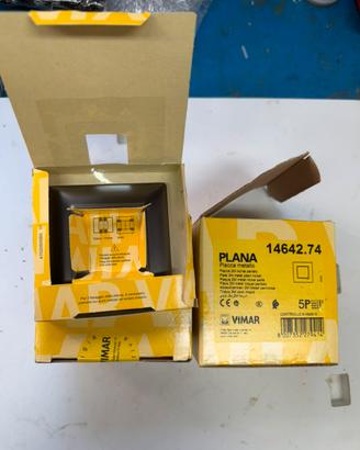 Placca vimar plana nichel perlato 14642.74
