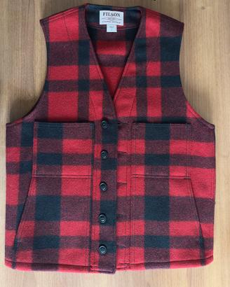 Gilet Filson taglia “s” mai usato.