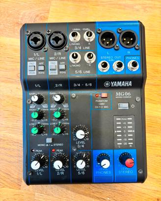 mixer yamaha mg06