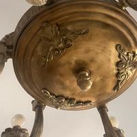 Lampadario in bronzo