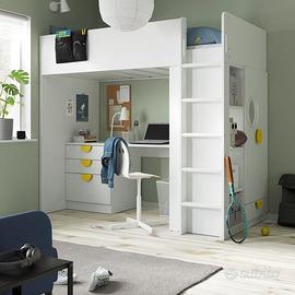 Coppia di letti a soppalco ikea