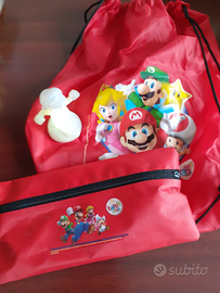 Super Mario Bros sacchetta scuola