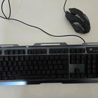 Tastiera+mouse Gaming LED