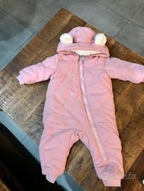 Tutone invernale neonata 12/18 M 80 cm