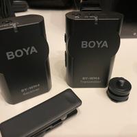 Microfono wireless BOYA BY-WM4 usato pochissimo