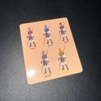 Power Rangers In Space Psycho Rangers Card Prop