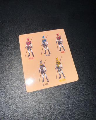 Power Rangers In Space Psycho Rangers Card Prop