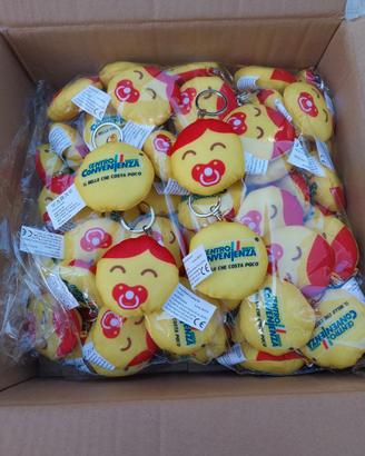 Portachiavi a peluche smile bimbo