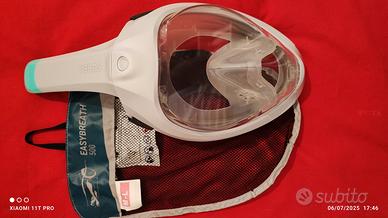 maschera adulto per snorkeling taglia M-L