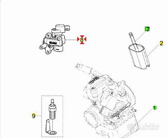 SENSORE APRILIA POSIZIONE VALVOLA GAS Aprilia RS12