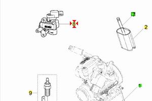 SENSORE APRILIA POSIZIONE VALVOLA GAS Aprilia RS12