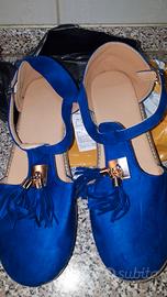 Scarpe Touluse tessuto blu taglia 37