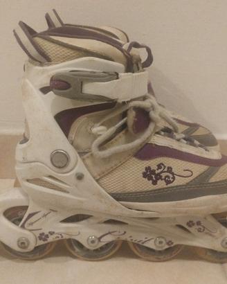 pattini a rotelle in linea bambina 