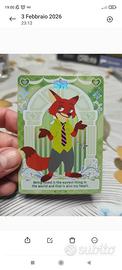 Card carta disney zootropolis Nick Wilde Judy hops