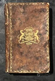 libro antico storico 1745