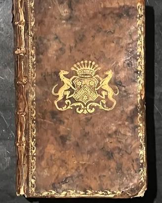 libro antico storico 1745