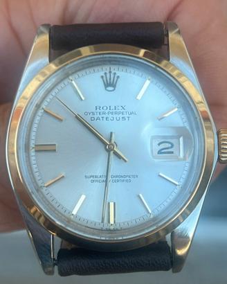 Rolex Datejust 36mm Vintage. Rara lunetta liscia!