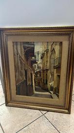 Dipinto olio su tela firmato COLONNA