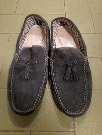 mocassino uomo blu 44