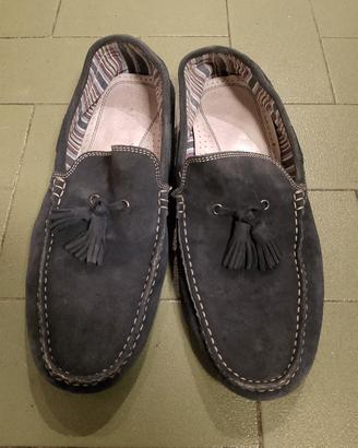 mocassino uomo blu 44