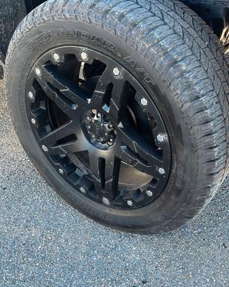 Cerci 20" con gomme 4 stagioni nissan navara