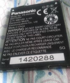 Caricabatteria Panasonic e batteria