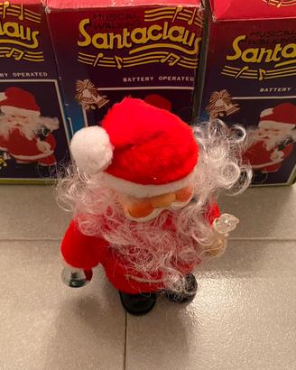 Lotto di 3 Babbi Natale Vintage (Da Testare)