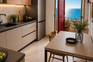 Bilocale climatizzato vista mare a Tropea