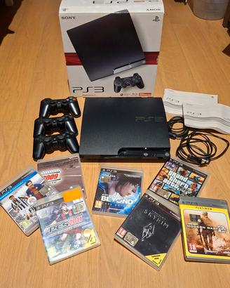 Ps3 120gb + 3 joystick + giochi