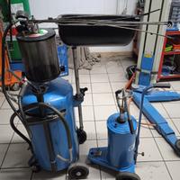 ASPIRATORE PNEUMATICO PER OLIO ESAUSTO CON CONTENI
