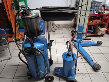 ASPIRATORE PNEUMATICO PER OLIO ESAUSTO CON CONTENI