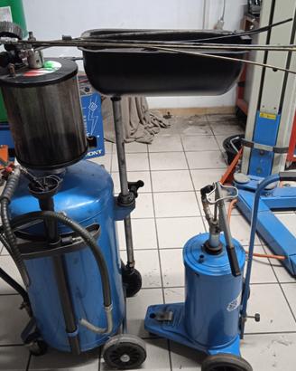 ASPIRATORE PNEUMATICO PER OLIO ESAUSTO CON CONTENI