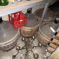 Damigiane in vetro rivestite