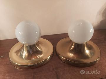 Due lampade Flos, Castiglioni, Light ball, Anni 60