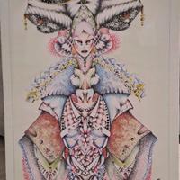 Quadro realizzato a mano libera