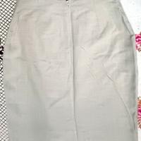 Gonna a tubino beige/khaki elegante da ufficio