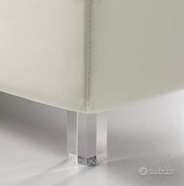 4 PIEDI IN PLEXIGLASS PER LETTO - MARCA LETTISSIMI