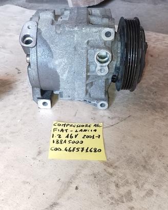 Compressore Aria Condizionata Fiat Lancia 1.2 16v