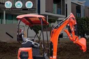 Miniescavatore Nicosail nuovo OKW 18 Pro