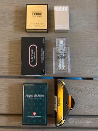 Profumi in fialette uomo anni 80-90