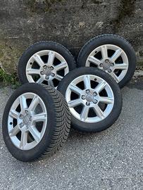 Gomme invernali +cerchi Audi 205/55 R16 91H