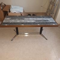 Tavolino da caffè vintage in ceramica, anni 60