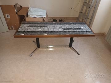 Tavolino da caffè vintage in ceramica, anni 60