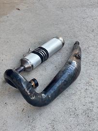 Espansione e Silenziatore Scalvini per ktm freerid