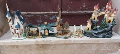 5 casette in legno e 1 in ceramica