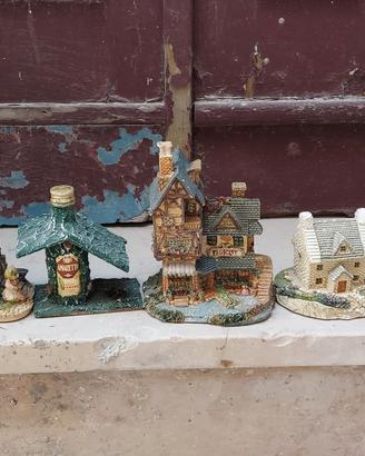 5 casette in legno e 1 in ceramica