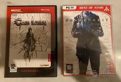 Game PC Fahrenheit e Chaos Legion