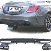 DIFUSORE MERCEDES CLASSE C W205 SEDAN 13-18 LOOK A