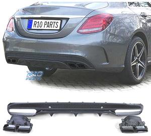 DIFUSORE MERCEDES CLASSE C W205 SEDAN 13-18 LOOK A